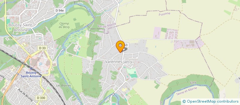 localisation de l'entreprise SCI KM-C  VARENNES-JARCY