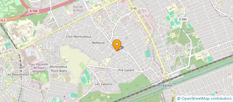 localisation de l'entreprise SCI KM IMMO à VILLEPINTE