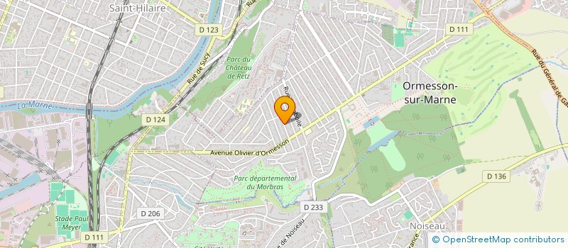 localisation de l'entreprise SCI KM IMMOBILIER  ORMESSON-SUR-MARNE