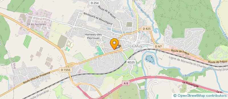 localisation de l'entreprise SCI KM IMMOBILIER  LE MUY