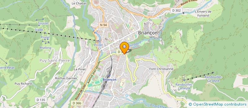 localisation de l'entreprise SCI KM0 à BRIANCON
