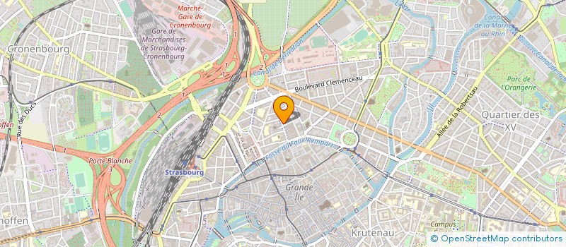 localisation de l'entreprise SCI KM2  STRASBOURG