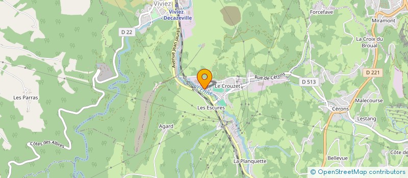 localisation de l'entreprise SCI KM2N IMMO  AUBIN