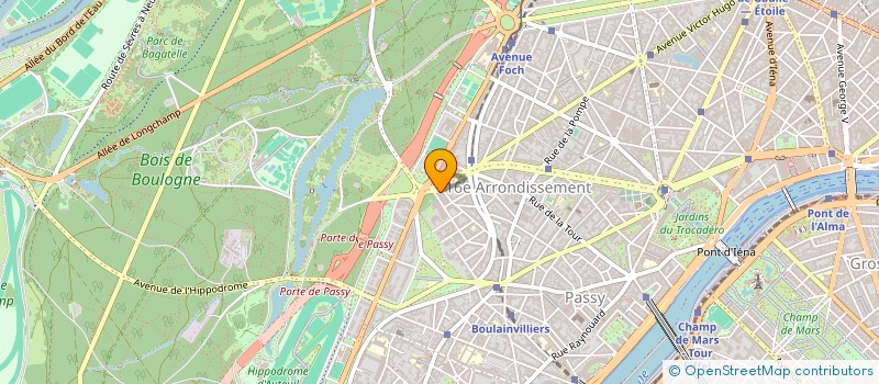 localisation de l'entreprise SCI KM6  PARIS