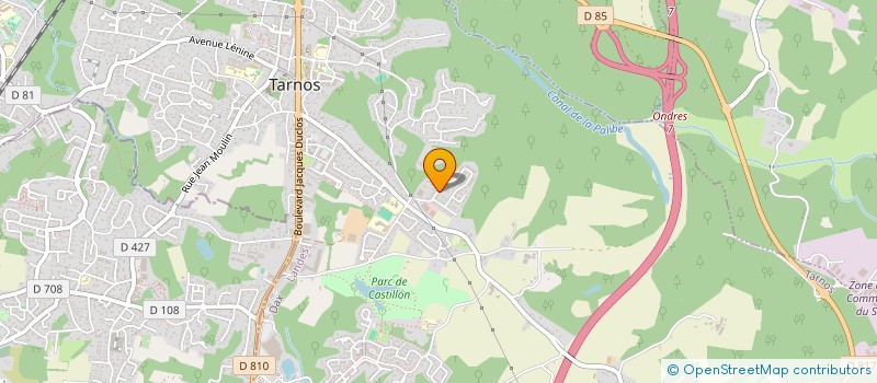 localisation de l'entreprise SCI KMA à TARNOS
