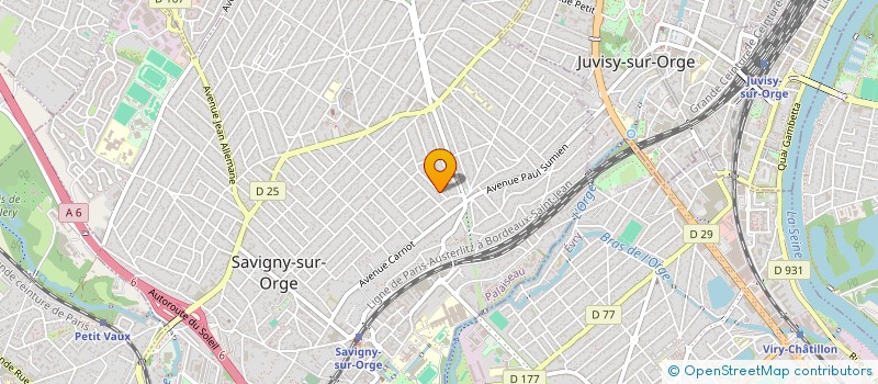 localisation de l'entreprise SCI KMAF  SAVIGNY-SUR-ORGE