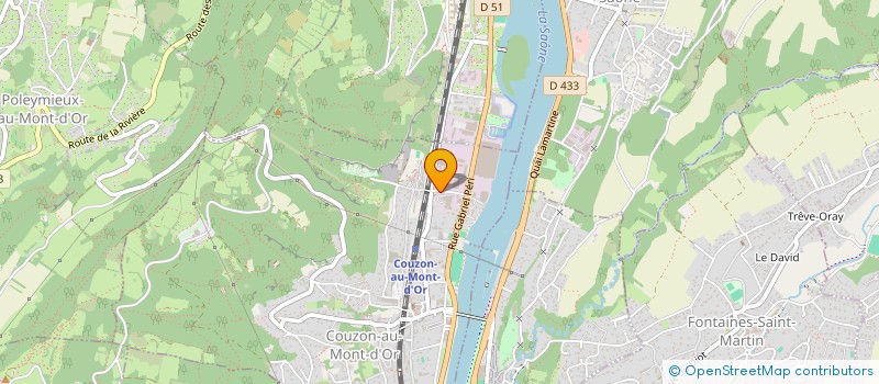 localisation de l'entreprise SCI KMBK  COUZON-AU-MONT-D'OR