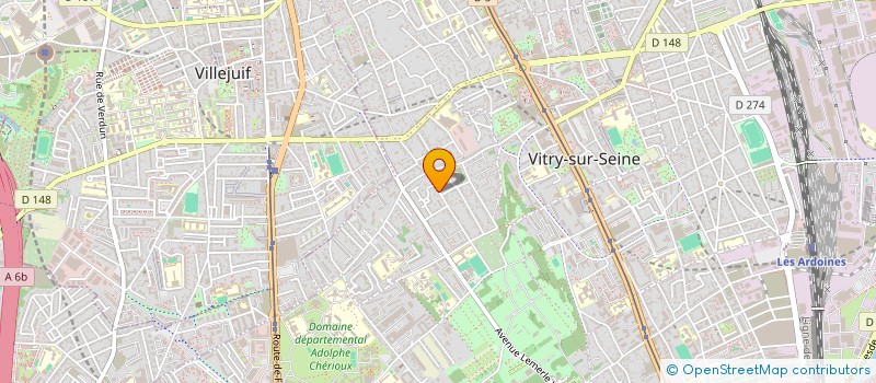 localisation de l'entreprise SCI KMC  VITRY-SUR-SEINE