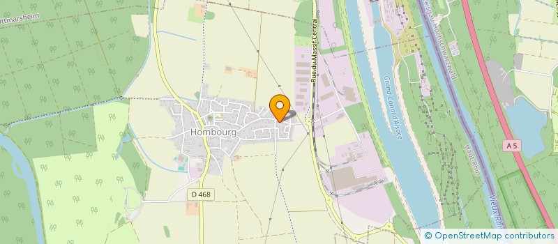 localisation de l'entreprise SCI KMC  HOMBOURG