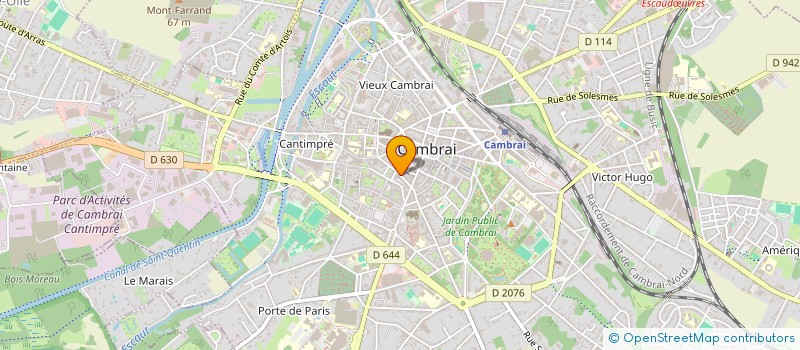 localisation de l'entreprise SCI KMC à CAMBRAI