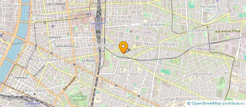 localisation de l'entreprise SCI KMCB  LYON