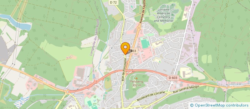 localisation de l'entreprise SCI KMCL  SAINT-AVOLD