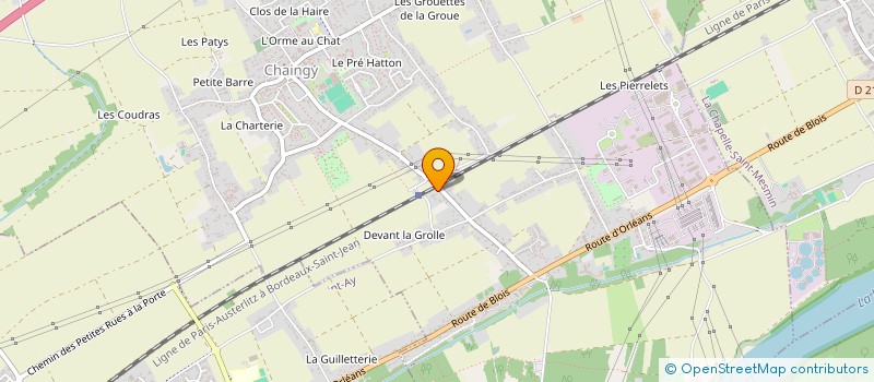 localisation de l'entreprise SCI KMD à CHAINGY