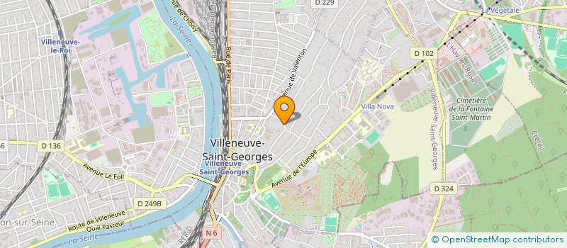 localisation de l'entreprise SCI KMD  VERNOY