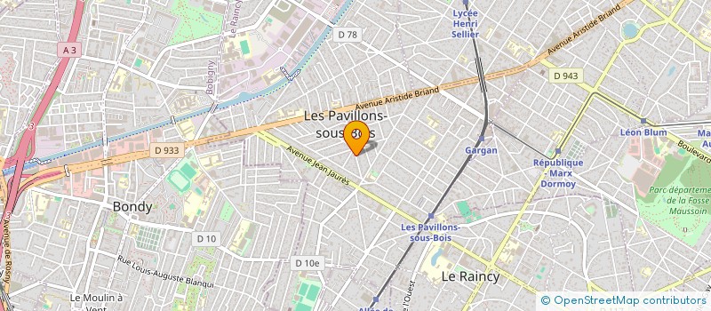 localisation de l'entreprise SCI KMHQ à LES PAVILLONS-SOUS-BOIS
