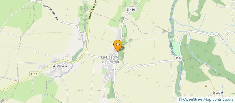 localisation de l'entreprise SCI KMI à LA BASTIDE-DE-LORDAT