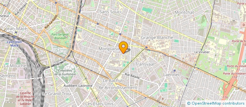 localisation de l'entreprise SCI KMI  LYON