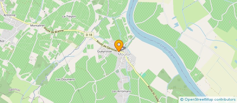 localisation de l'entreprise SCI KMI  MOULON