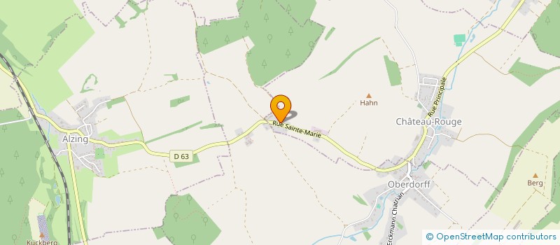 localisation de l'entreprise SCI KMI-NOE  CHATEAU-ROUGE