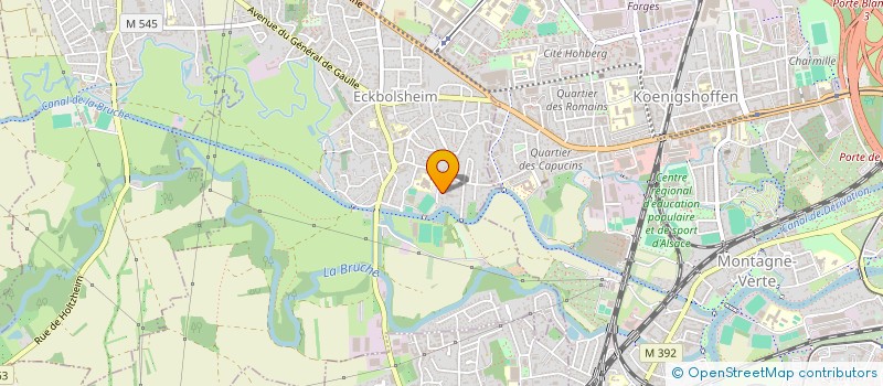 localisation de l'entreprise SCI KMI OFFICES  ECKBOLSHEIM