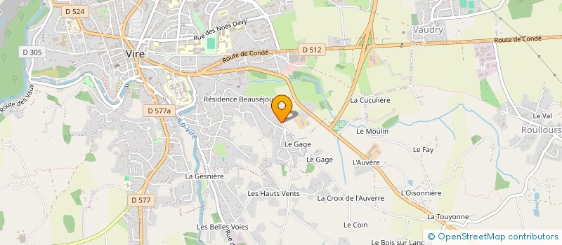 localisation de l'entreprise SCI KMIL  VIRE-NORMANDIE