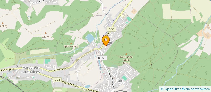 localisation de l'entreprise SCI KMJ  FALCK