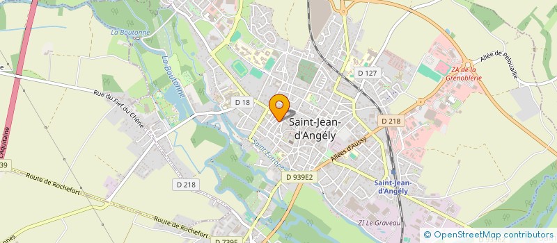 localisation de l'entreprise SCI KMJ  ST JEAN D'ANGELY