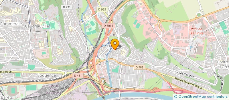 localisation de l'entreprise SCI KML  HARFLEUR