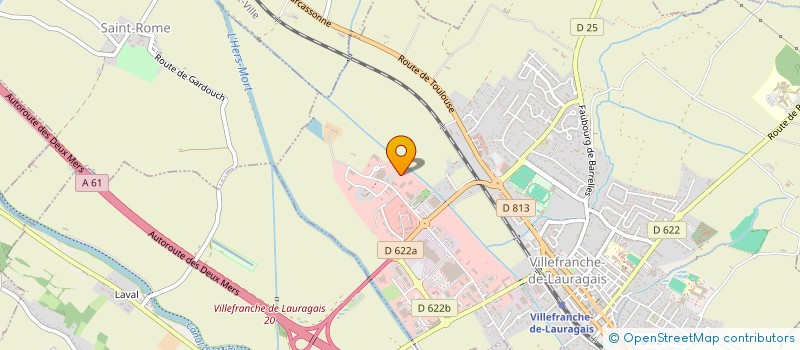 localisation de l'entreprise SCI KML  VILLEFRANCHE-DE-LAURAGAIS