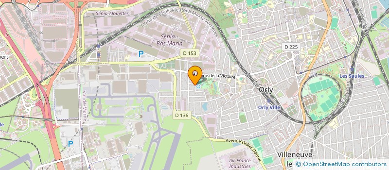 localisation de l'entreprise SCI KMPC  ORLY