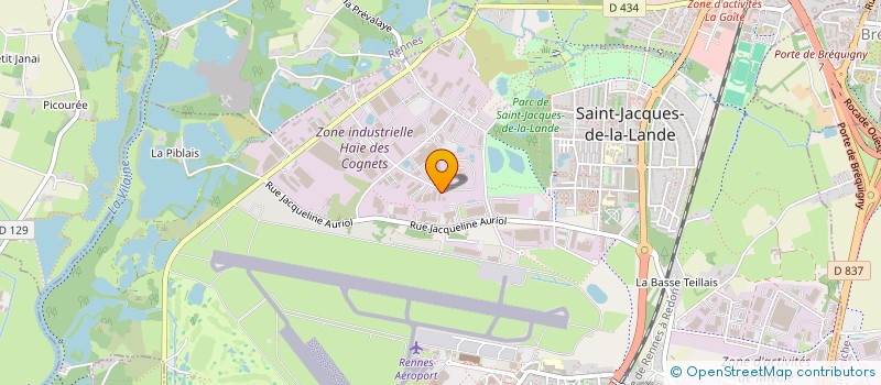 localisation de l'entreprise SCI KMS  BRUZ