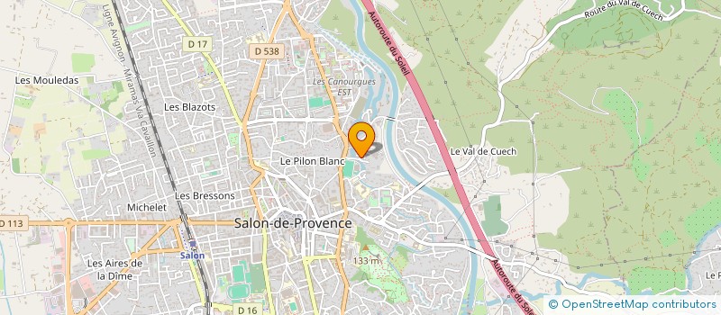 localisation de l'entreprise SCI KMS  SALON-DE-PROVENCE