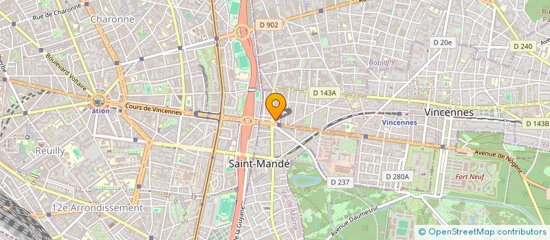 localisation de l'entreprise SCI KMS à SAINT-MANDE