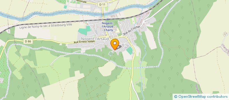 localisation de l'entreprise SCI KMTS  NOGENT-L'ARTAUD