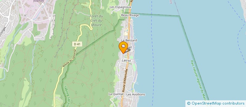 localisation de l'entreprise SCI KNEPFLE  SEVRIER