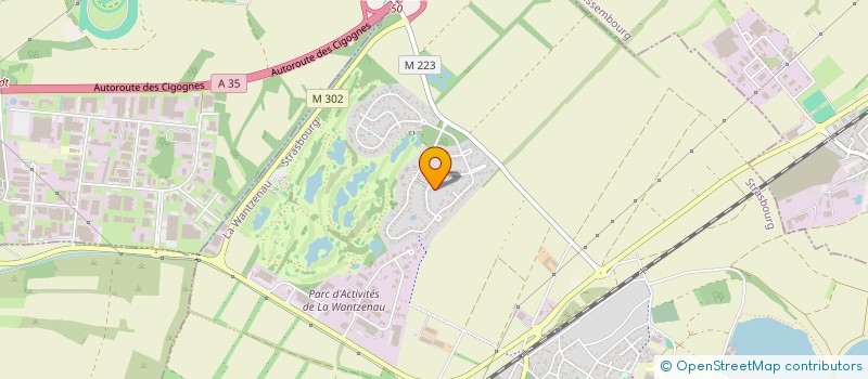 localisation de l'entreprise SCI KNOART  LA WANTZENAU