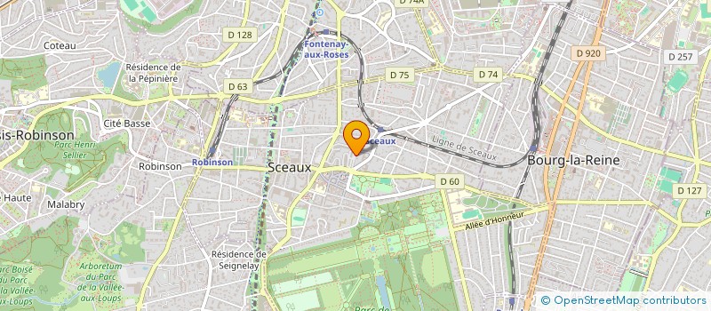 localisation de l'entreprise SCI KNOGE à SCEAUX