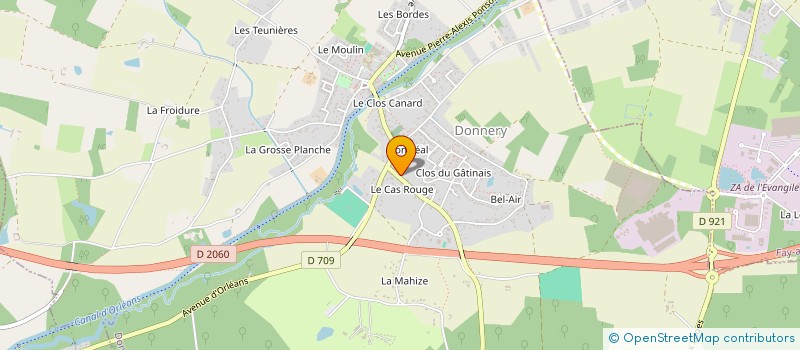 localisation de l'entreprise SCI KO&KO à DONNERY