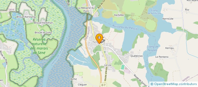 localisation de l'entreprise SCI KOADENN  THEIX-NOYALO