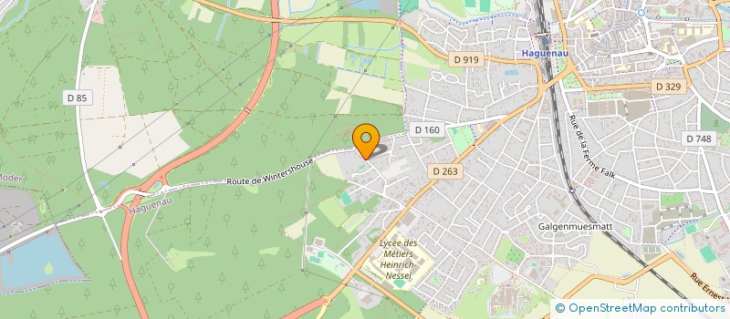 localisation de l'entreprise SCI KOALA  HAGUENAU