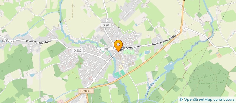 localisation de l'entreprise SCI KOALA  SAVIGNE-L'EVEQUE