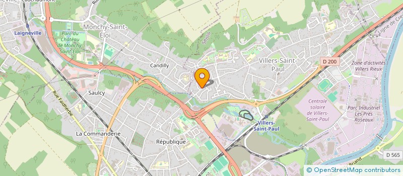 localisation de l'entreprise SCI KOANTIZ  VILLERS-SAINT-PAUL