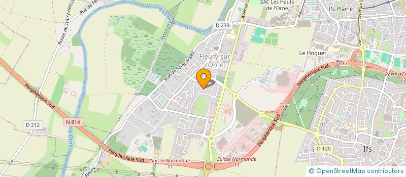 localisation de l'entreprise SCI KOBAYASHI  FLEURY-SUR-ORNE