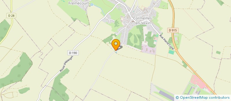 localisation de l'entreprise SCI KOBE GROUP  CORMEILLES-EN-VEXIN