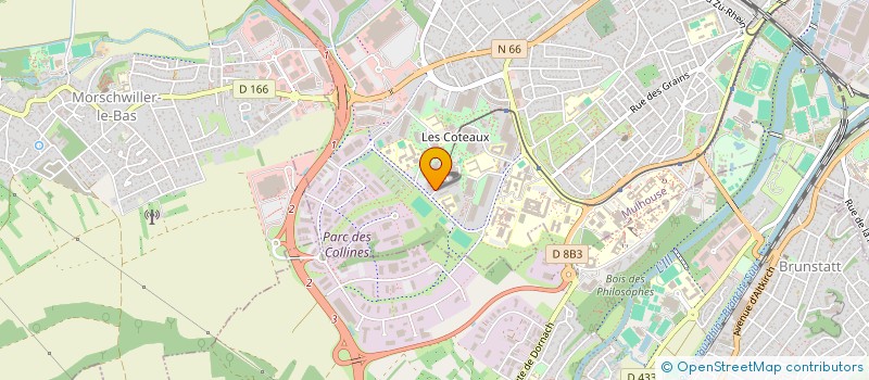 localisation de l'entreprise SCI KOC  MULHOUSE