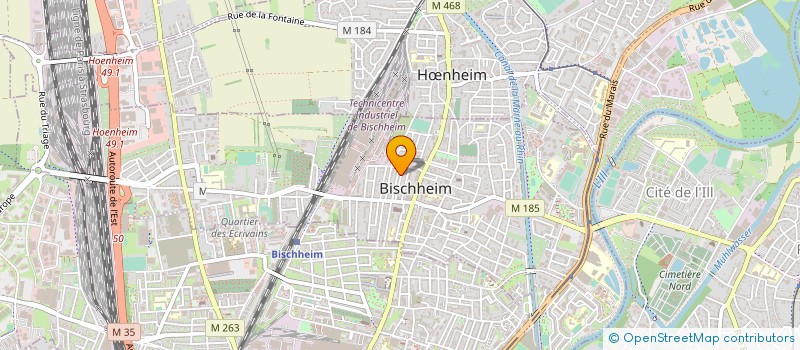 localisation de l'entreprise SCI KOC à BISCHHEIM