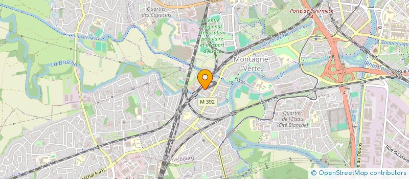 localisation de l'entreprise SCI KOC-SORAK  STRASBOURG