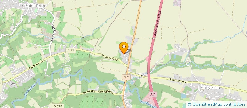 localisation de l'entreprise SCI KOCAK  AUBERIVES-SUR-VAREZE