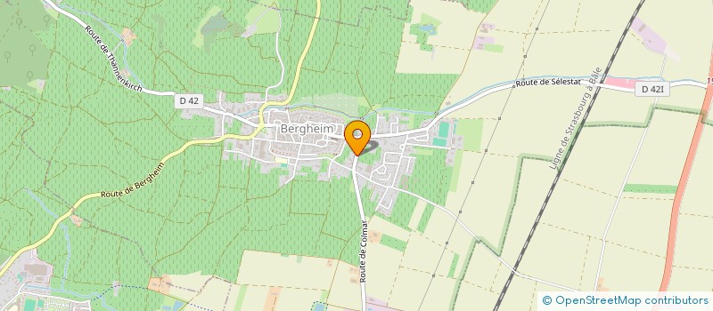 localisation de l'entreprise SCI KOCOM  BERGHEIM