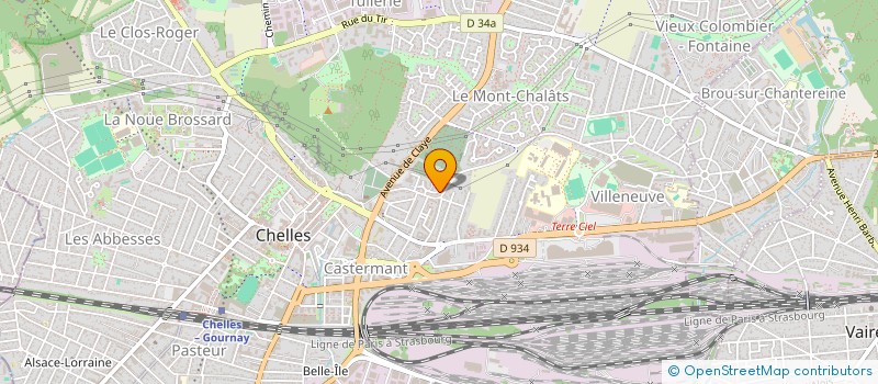 localisation de l'entreprise SCI KOCTAS  CHELLES